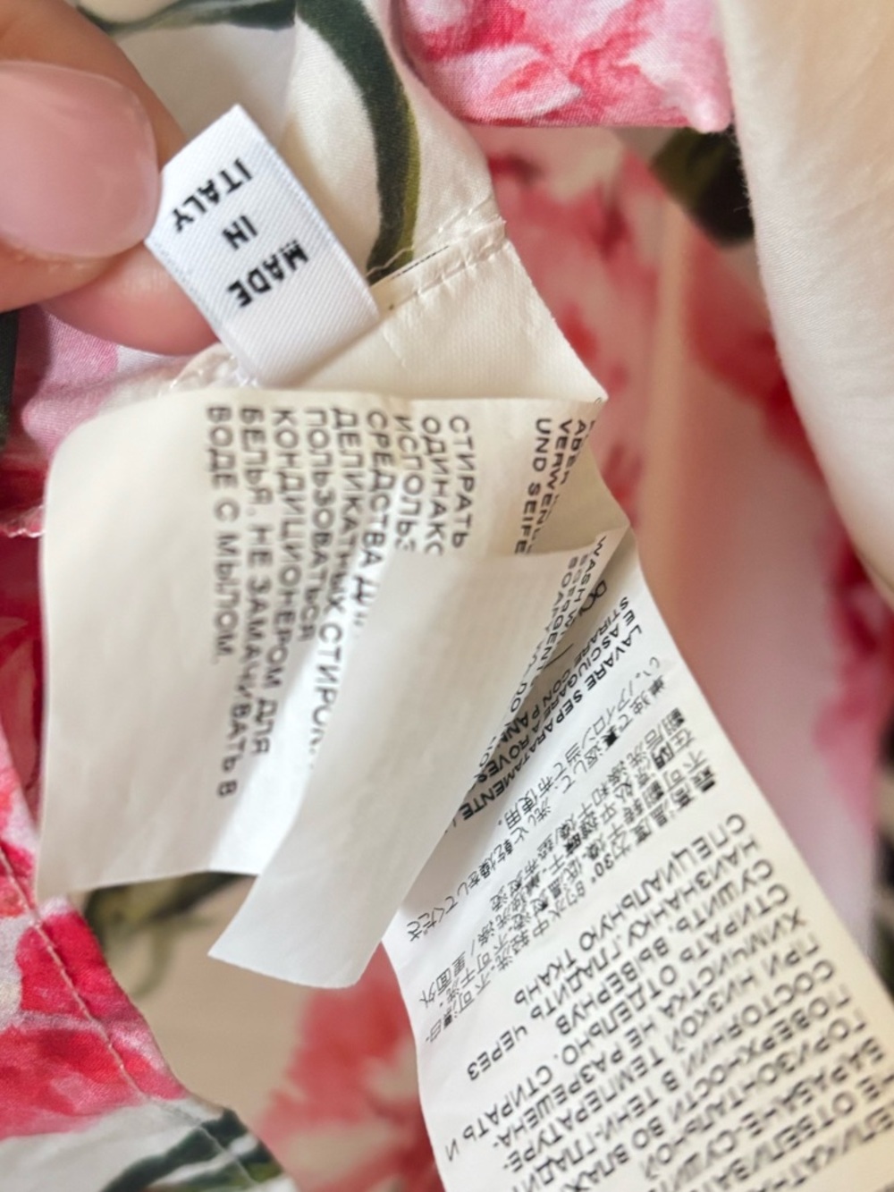 Dolce & Gabanna Kids Carnation Print Dress - Picture 16 of 16